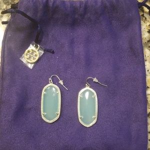 Kendra Scott Elle Earrings- Chalcedony